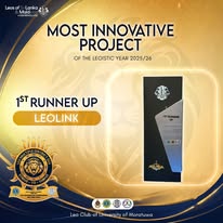 Most Innovative Project - 1st Runner-Up